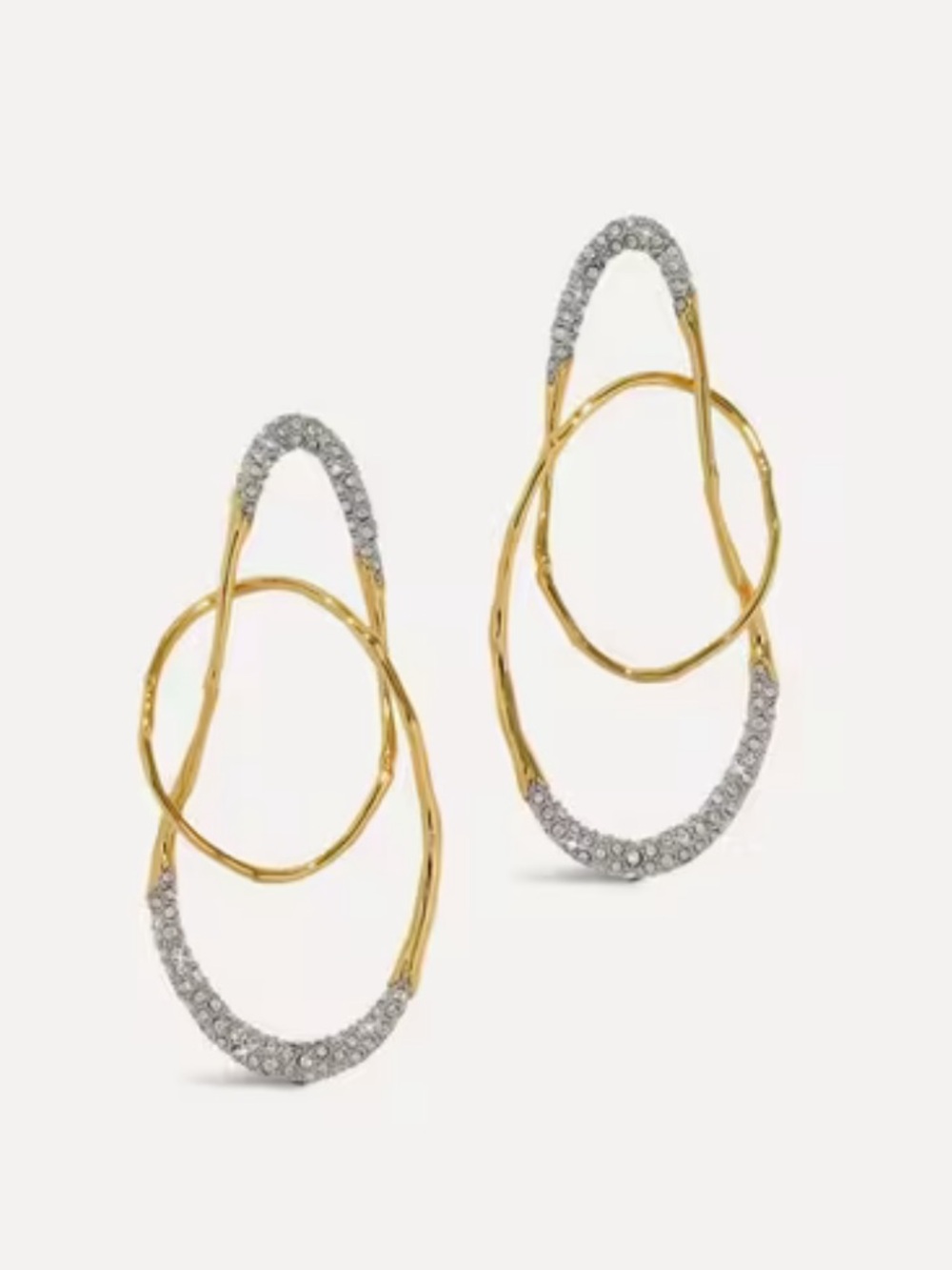 ALEXIS BITTAR • Solanales Twisted Infinity Orbit Drop Earrings
